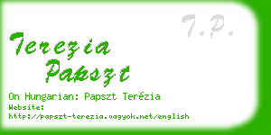 terezia papszt business card
